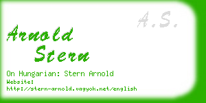 arnold stern business card